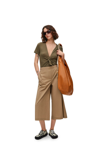 Loewe Cropped trousers in cotton blend outlook