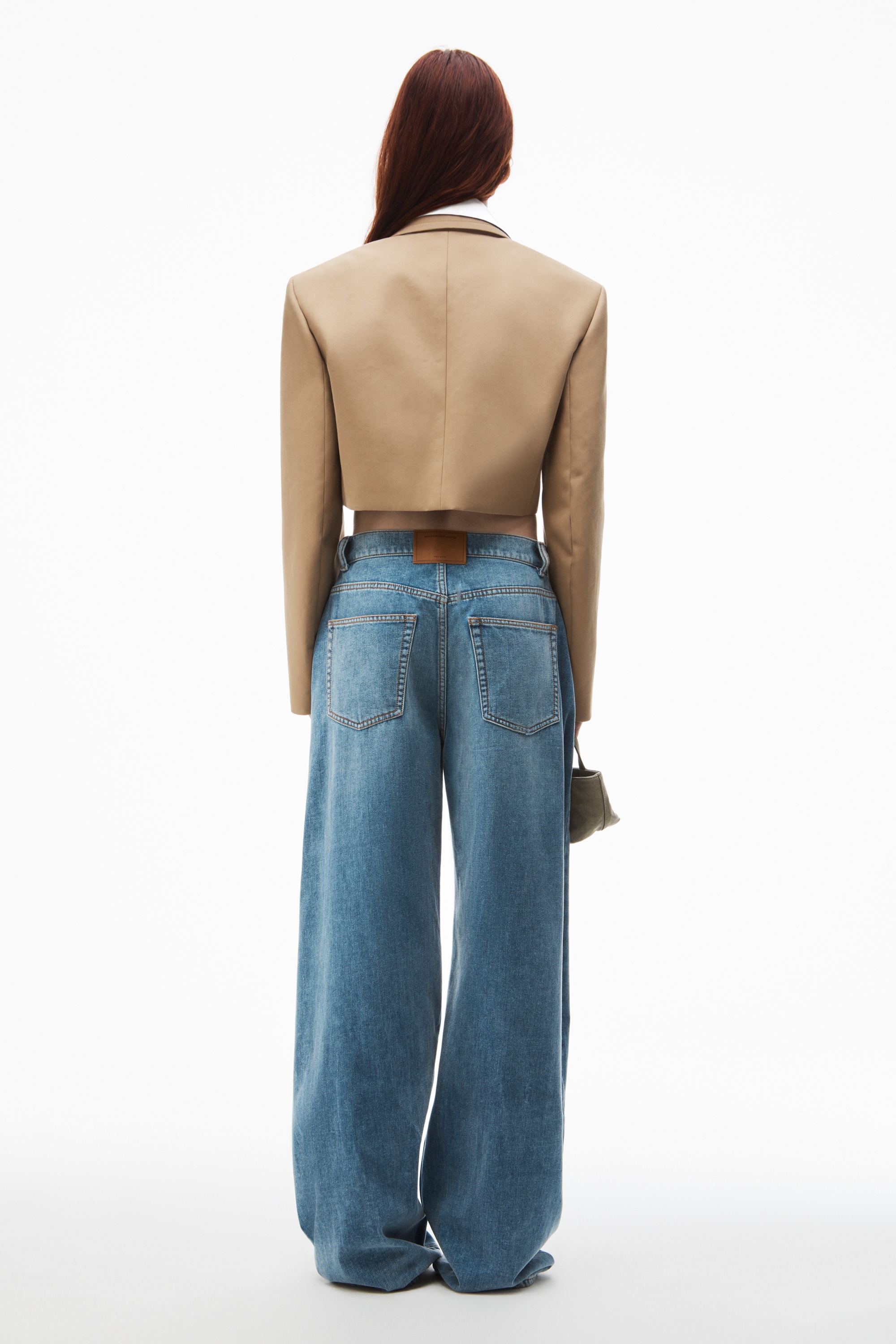 Pre-Styled Cropped Blazer with Dickie - 5