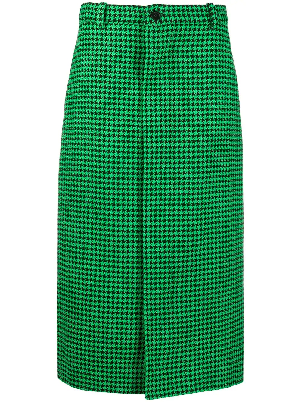 houndstooth straight skirt - 1