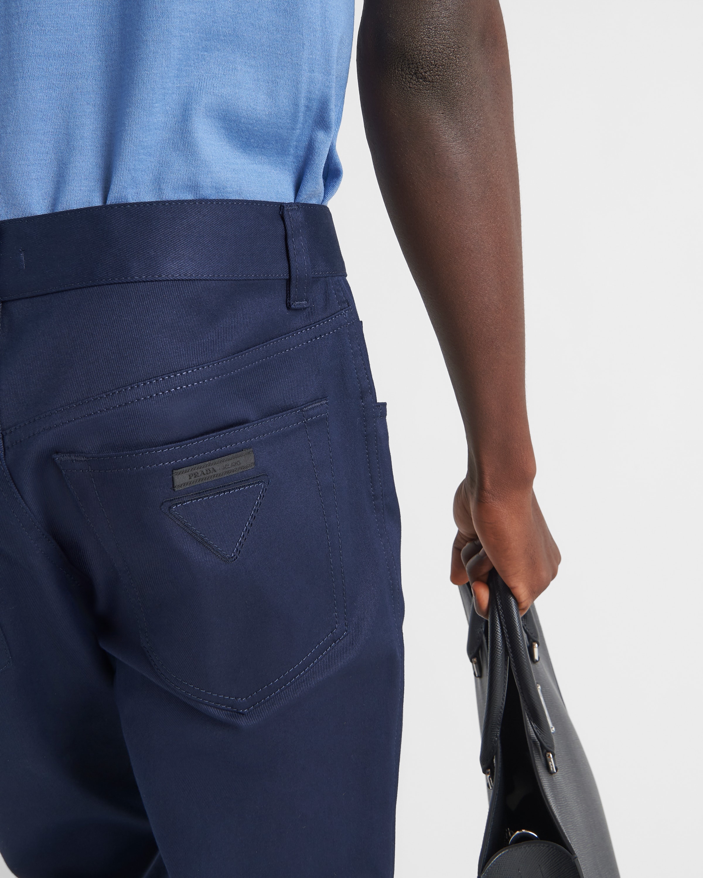 Five-pocket stretch drill jeans - 4