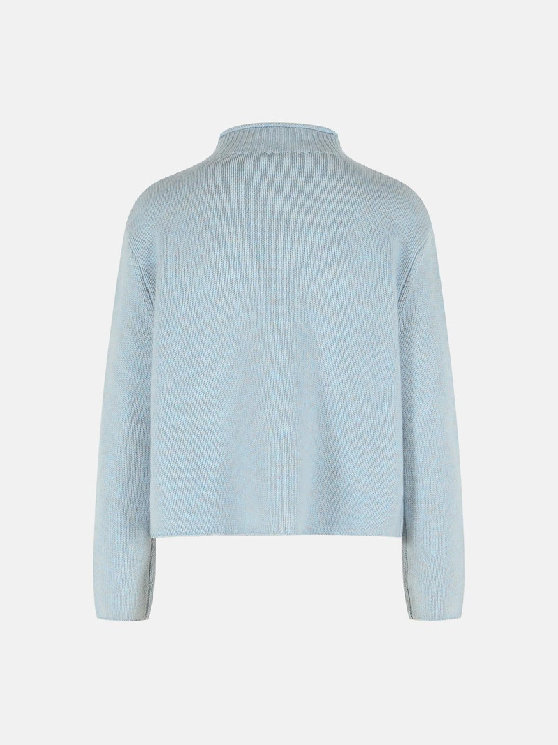 LISA YANG FOG BLUE 'NELSY' CASHMERE SWEATER outlook