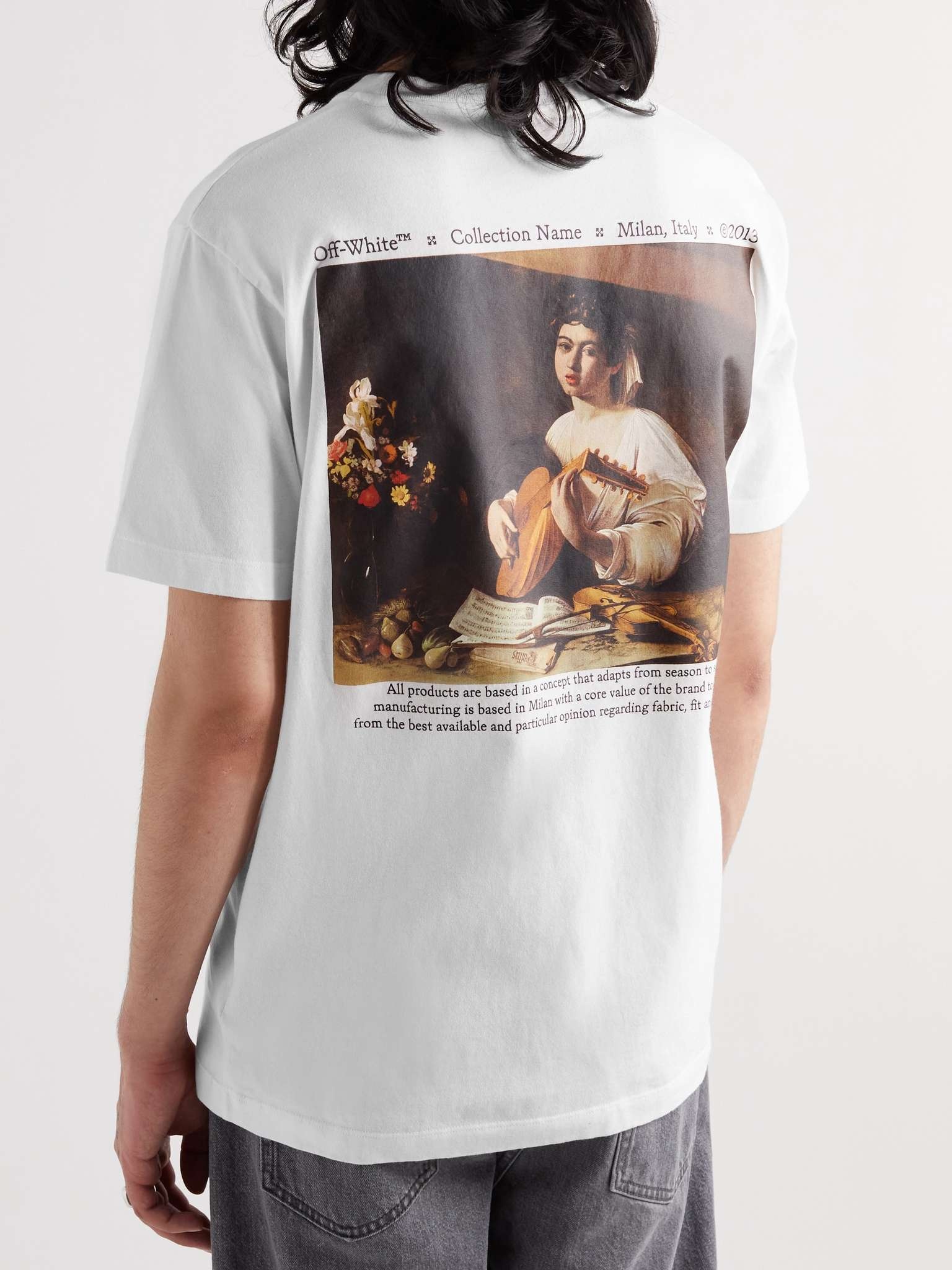 Caravag Lute Printed Cotton-Jersey T-Shirt - 4