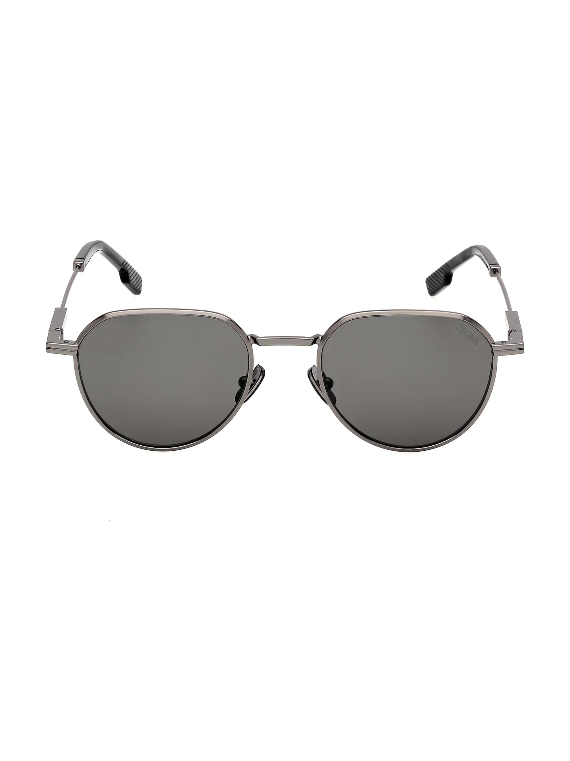 Men's Metal Aviator 51MM Sunglasses - Grey - 1