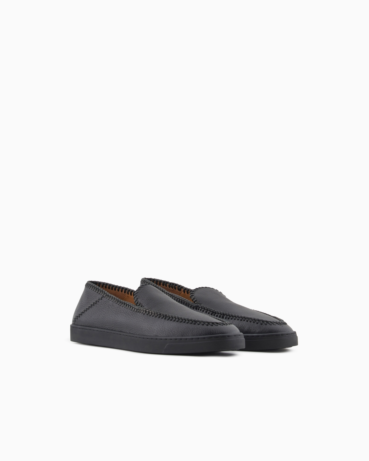 Galleria 3 deerskin slip-ons with threading - 2