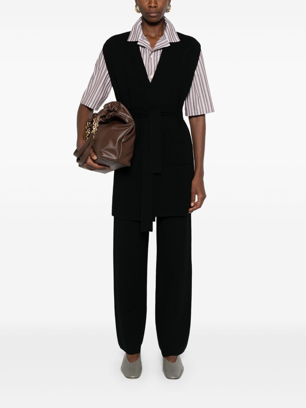 knitted vest - 2
