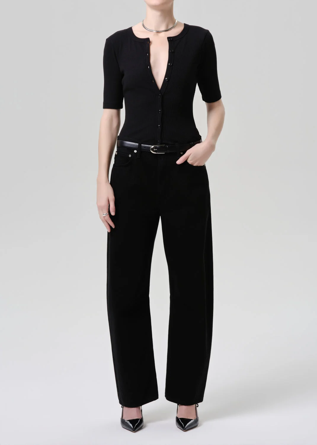 Wren Cardigan In Black - 1