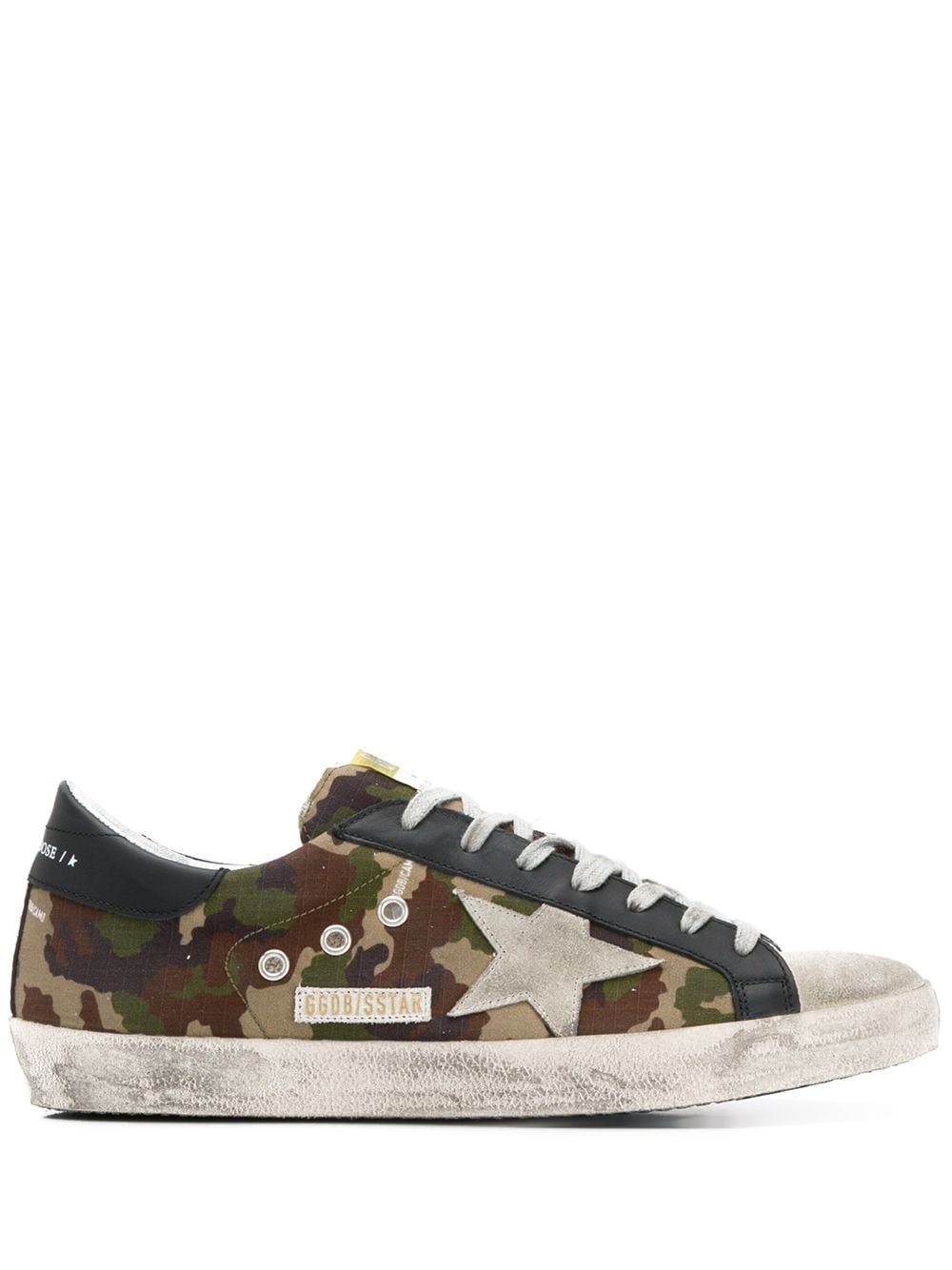 Superstar low-top camouflage print sneakers - 1