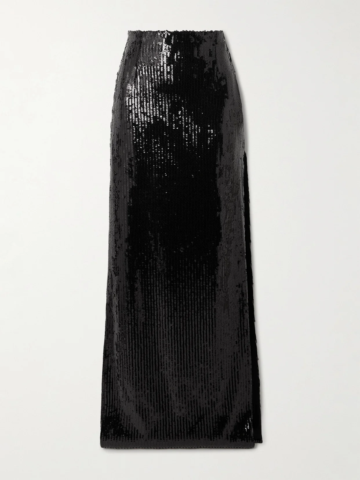 Beating Heart Sequined Tulle Maxi Skirt - 1