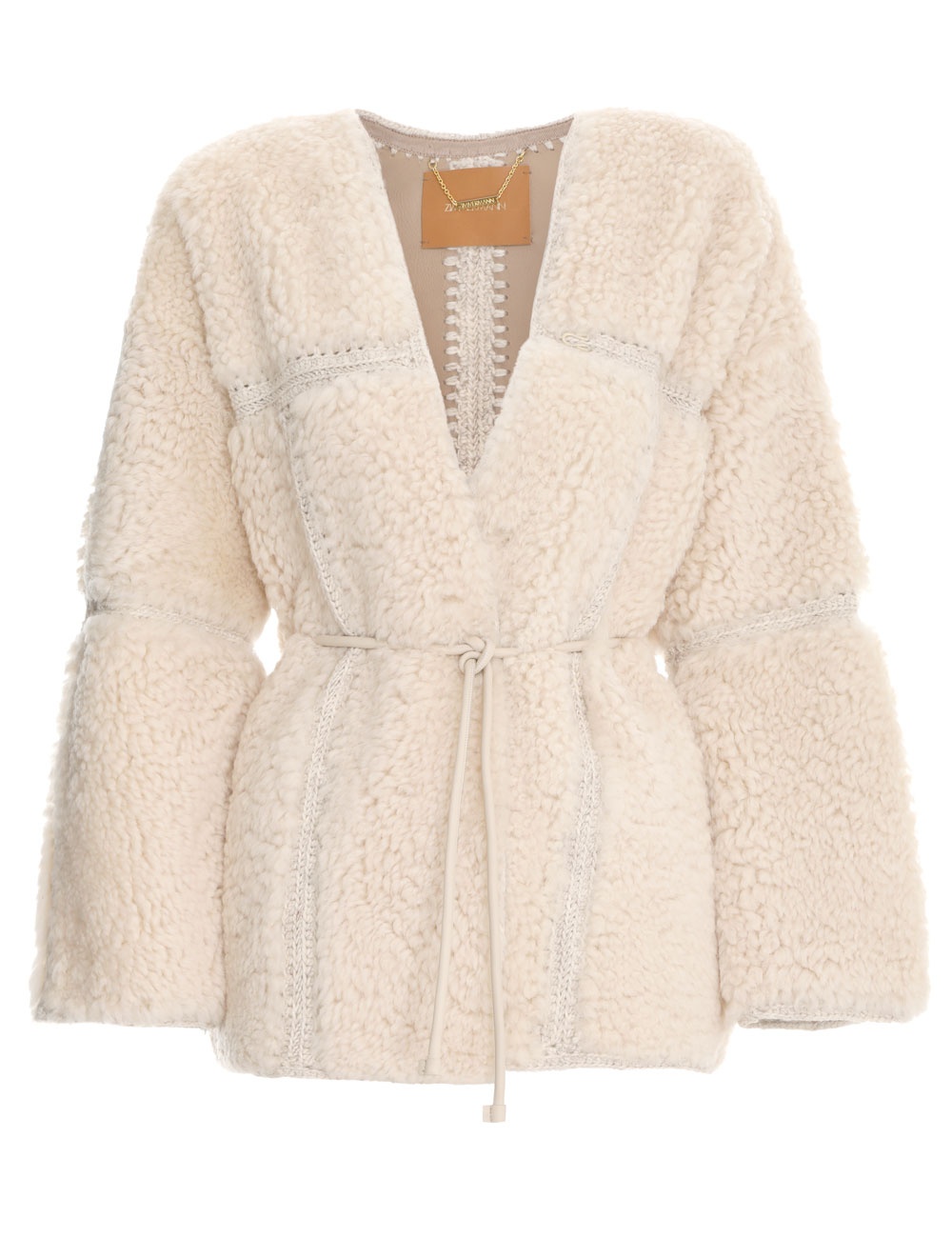 KALEIDOSCOPE SHEARLING JACKET - 1