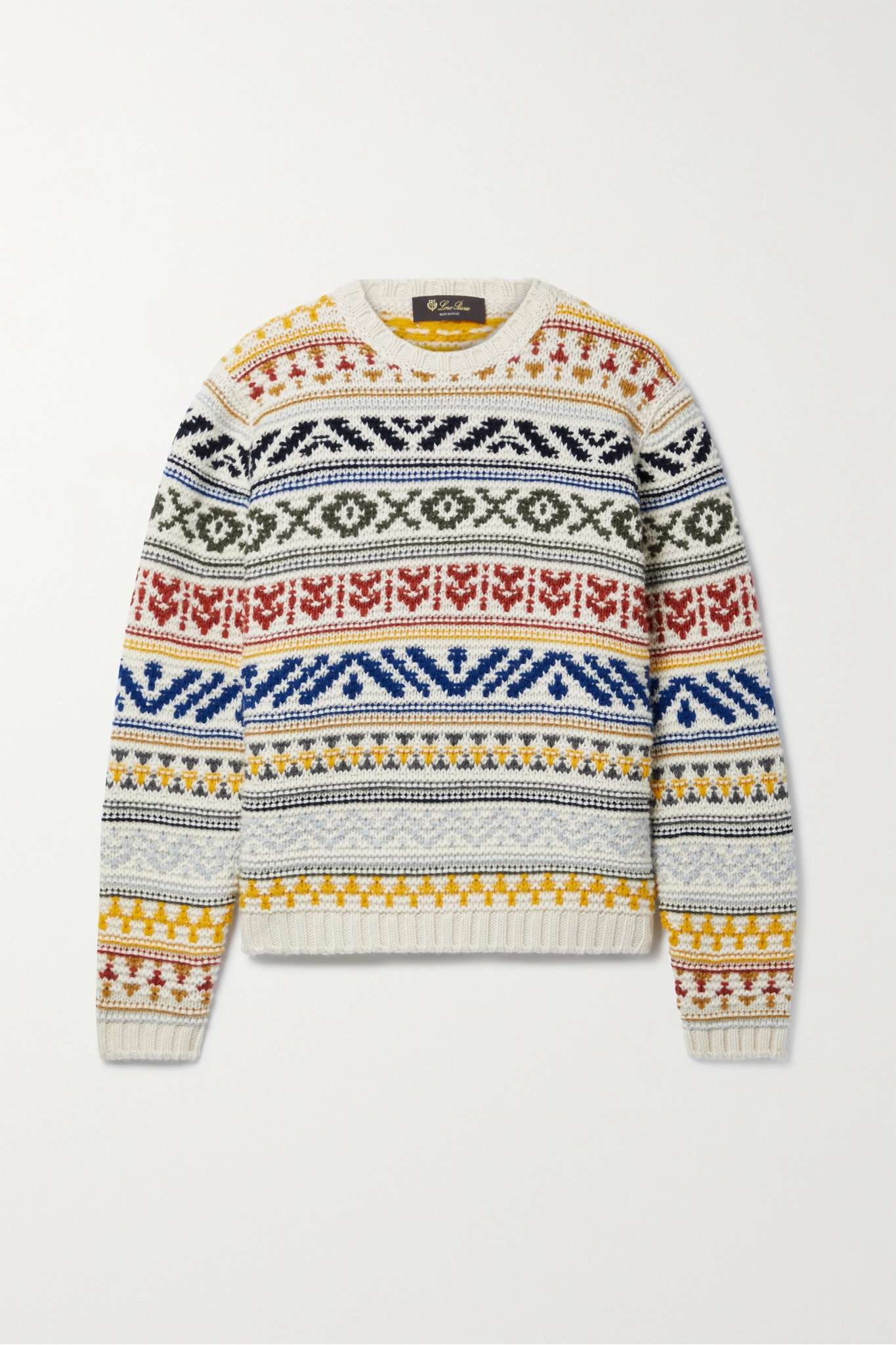 Bernina Fair Isle cashmere sweater - 1