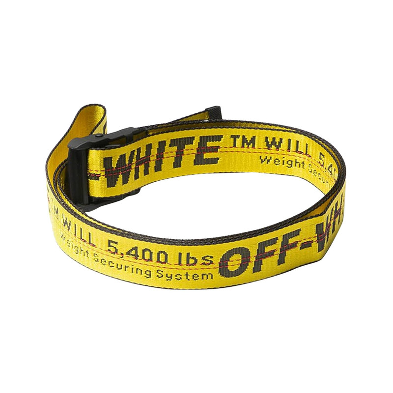 Off-White Off-White Classic Industrial Belt 'Yellow/Black' outlook