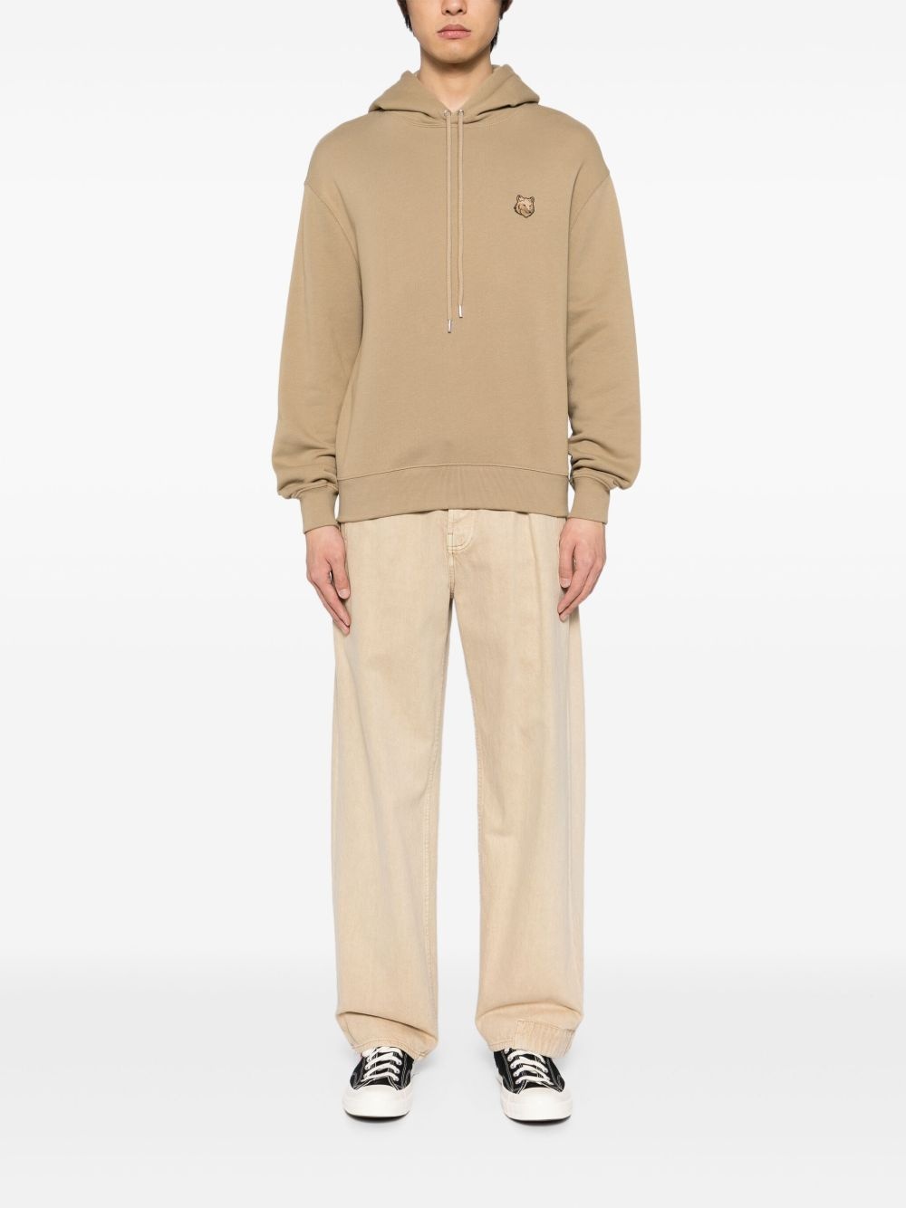 Bold Fox head hoodie - 2