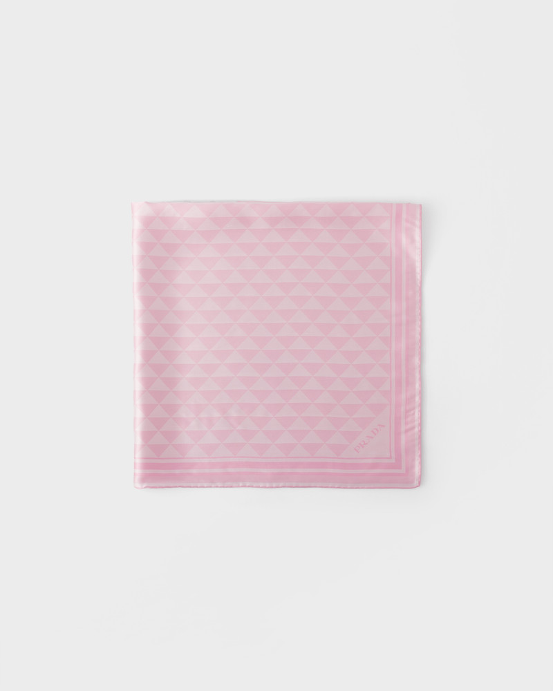 Jacquard silk scarf 90x90 1