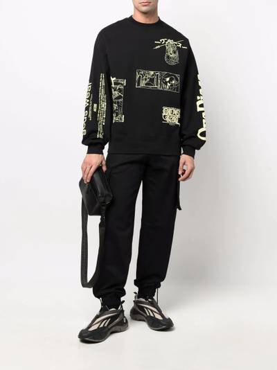 GCDS x One Piece graphic-print sweatshirt outlook