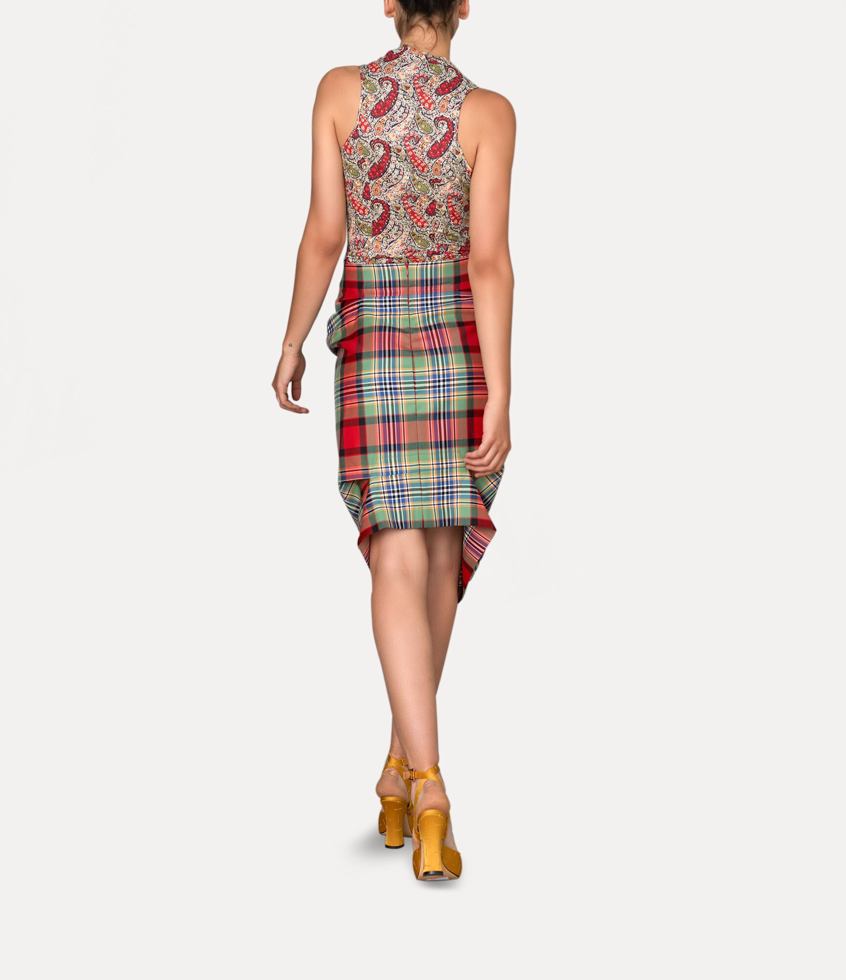 PLEAT SKIRT TARTAN - 3