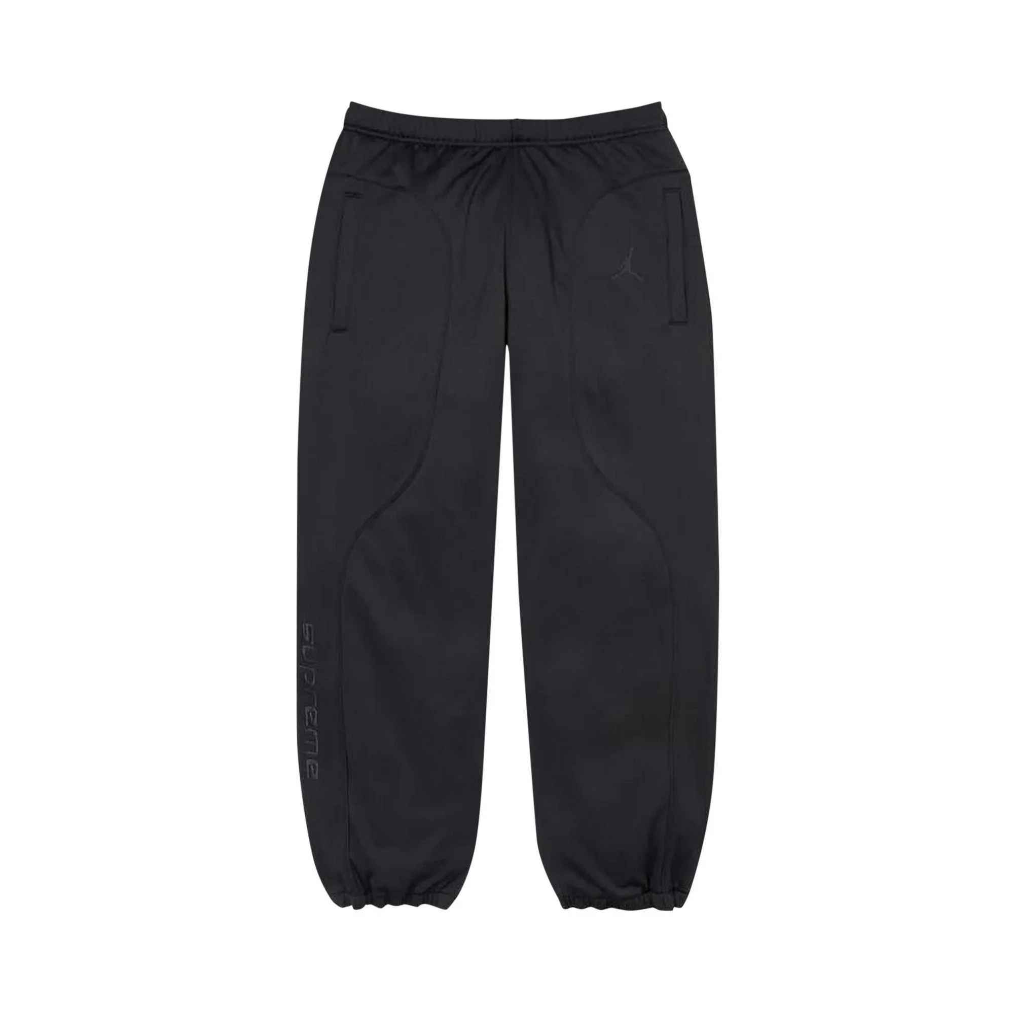 Supreme x Jordan Tricot Track Pant 'Black' - 1