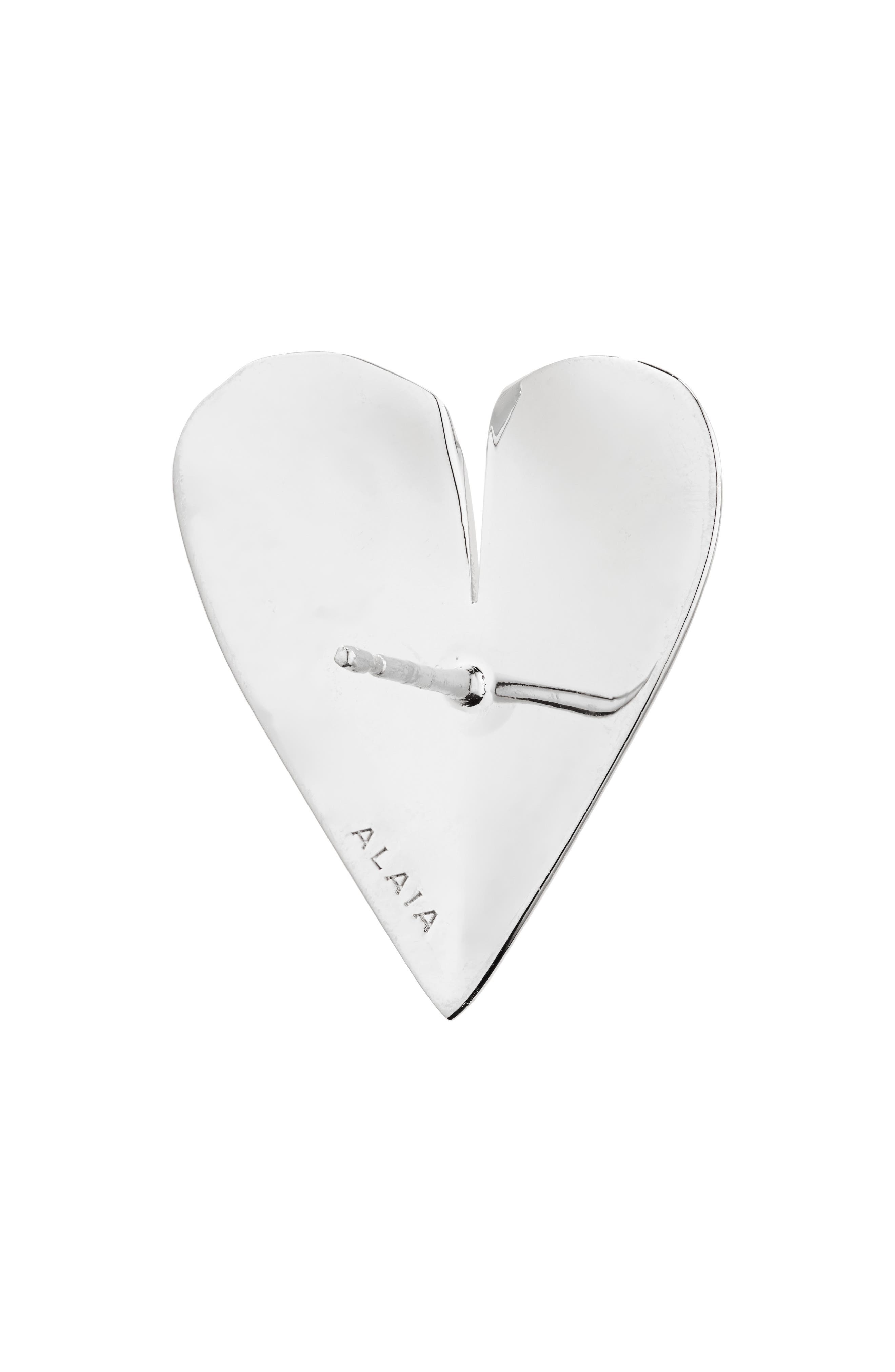 Alaïa Le Coeur Earrings in Argent at Nordstrom - 2