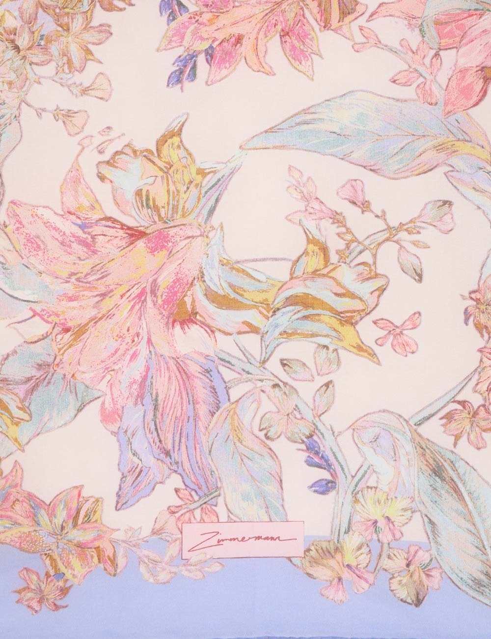 SILK COTTON SQUARE SCARF - 4