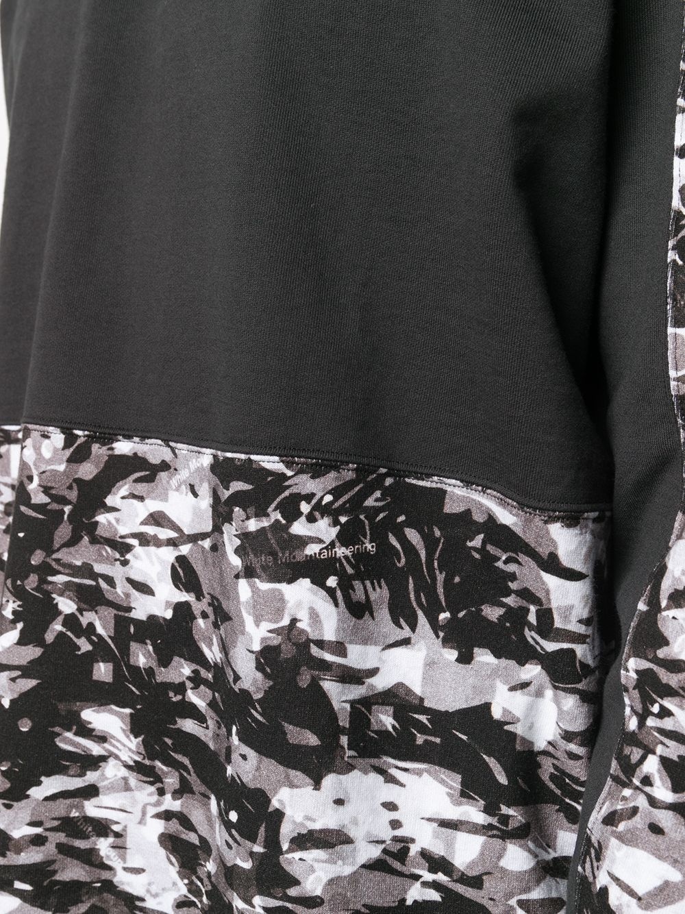 camouflage colour-block sweatshirt - 5