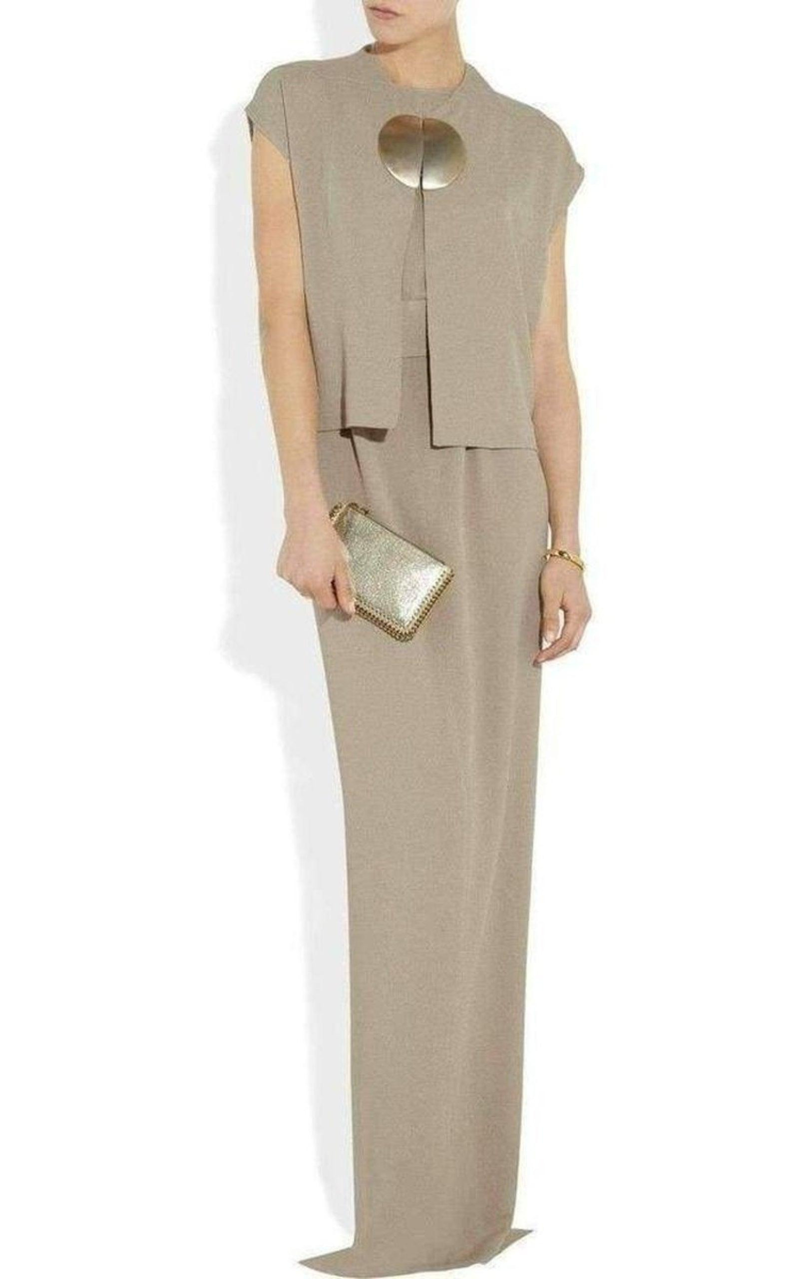 Dagger Mantlette Silk-crepe Jacket - 2