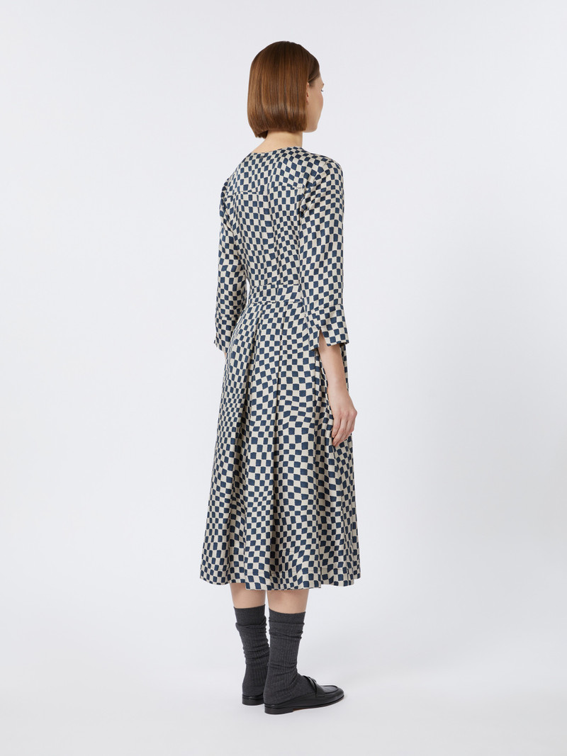 GIADA Printed silk shirt dress 4