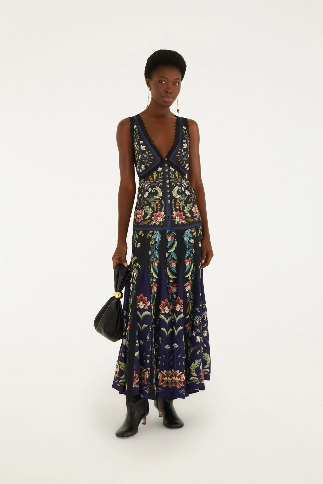 Natalia Pleated Maxi Skirt - 1