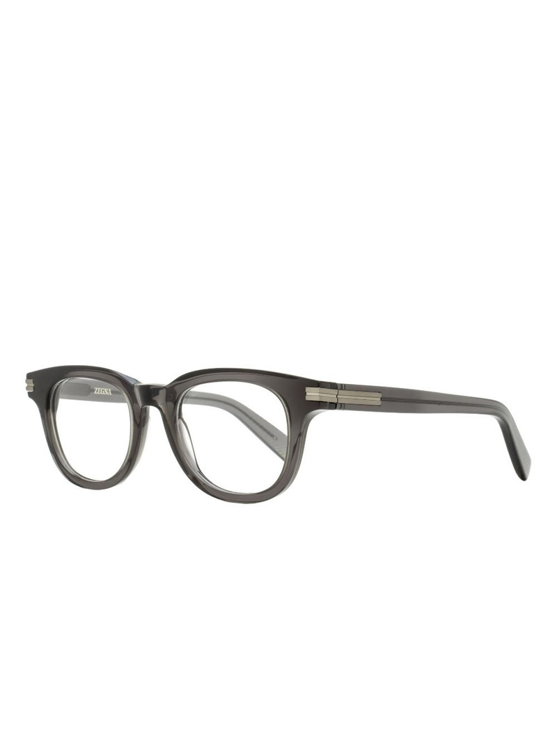 ZEGNA oval frame glasses outlook