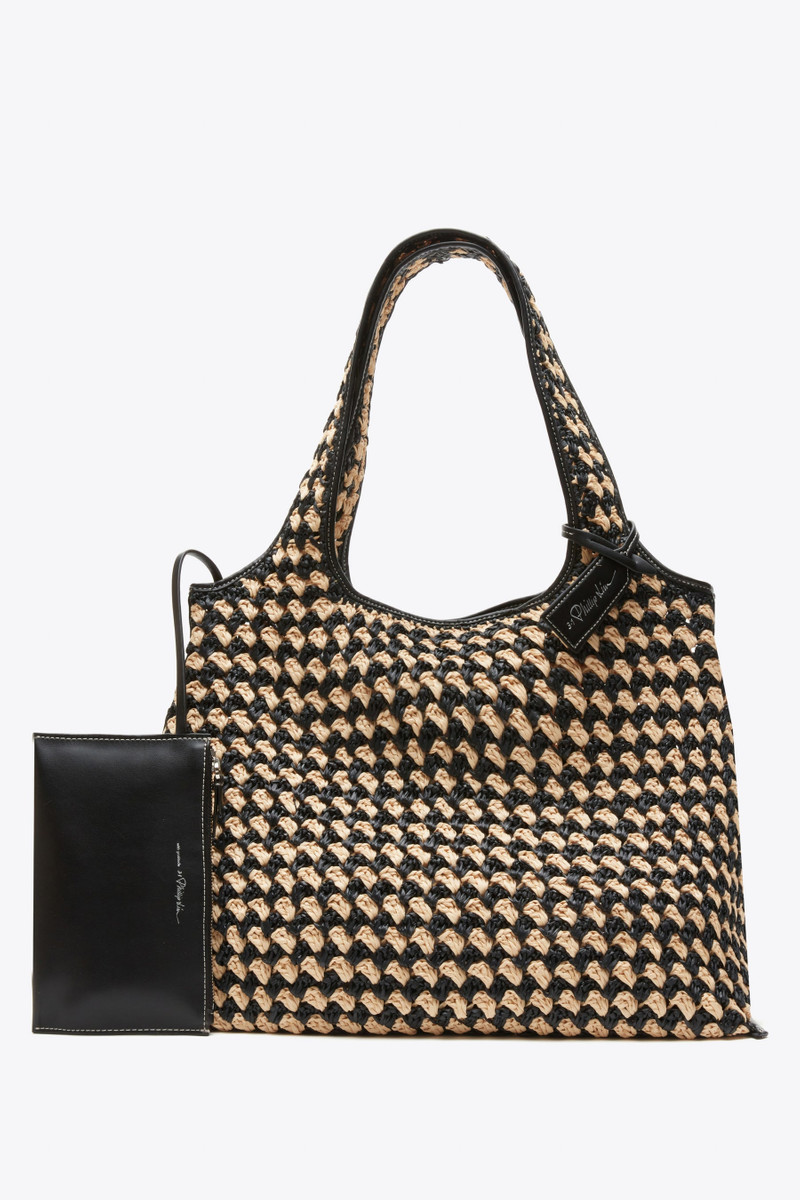 Crochet Raffia Market Tote 1