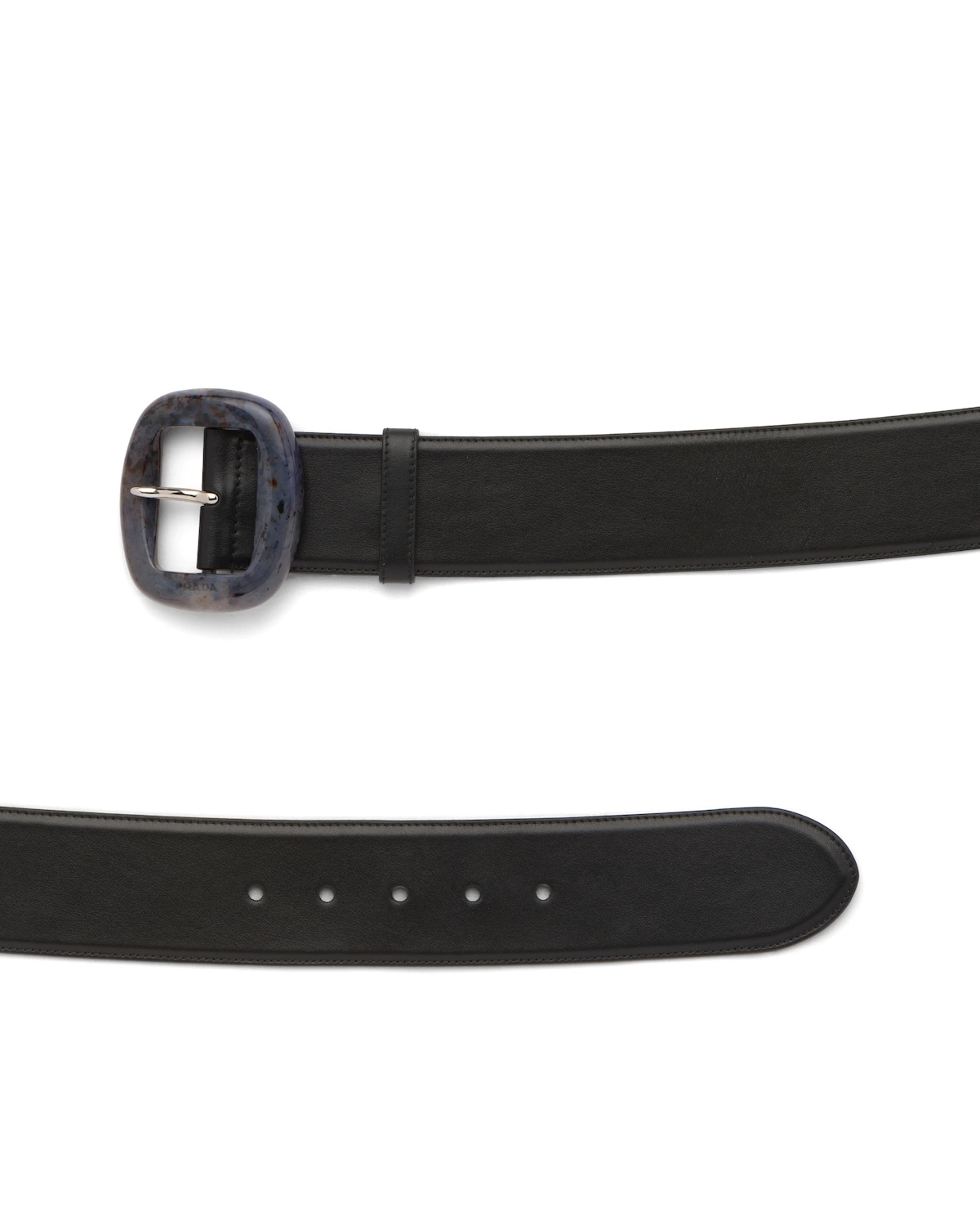 Leather and Plexiglas belt - 3