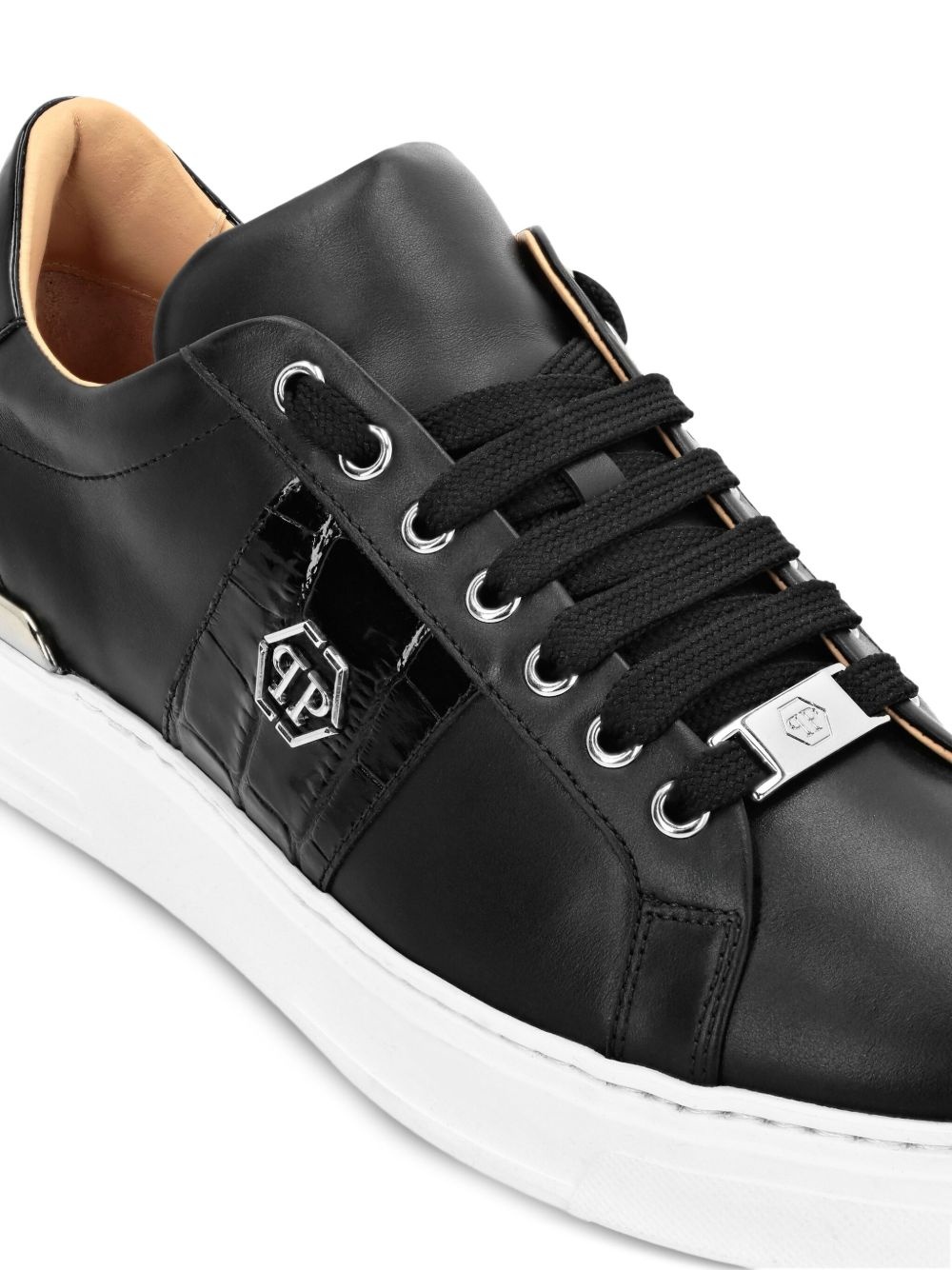Hexagon low-top sneakers - 4