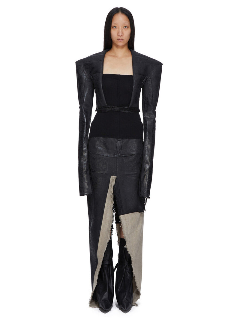 Rick Owens Concordians panelled maxi skirt outlook