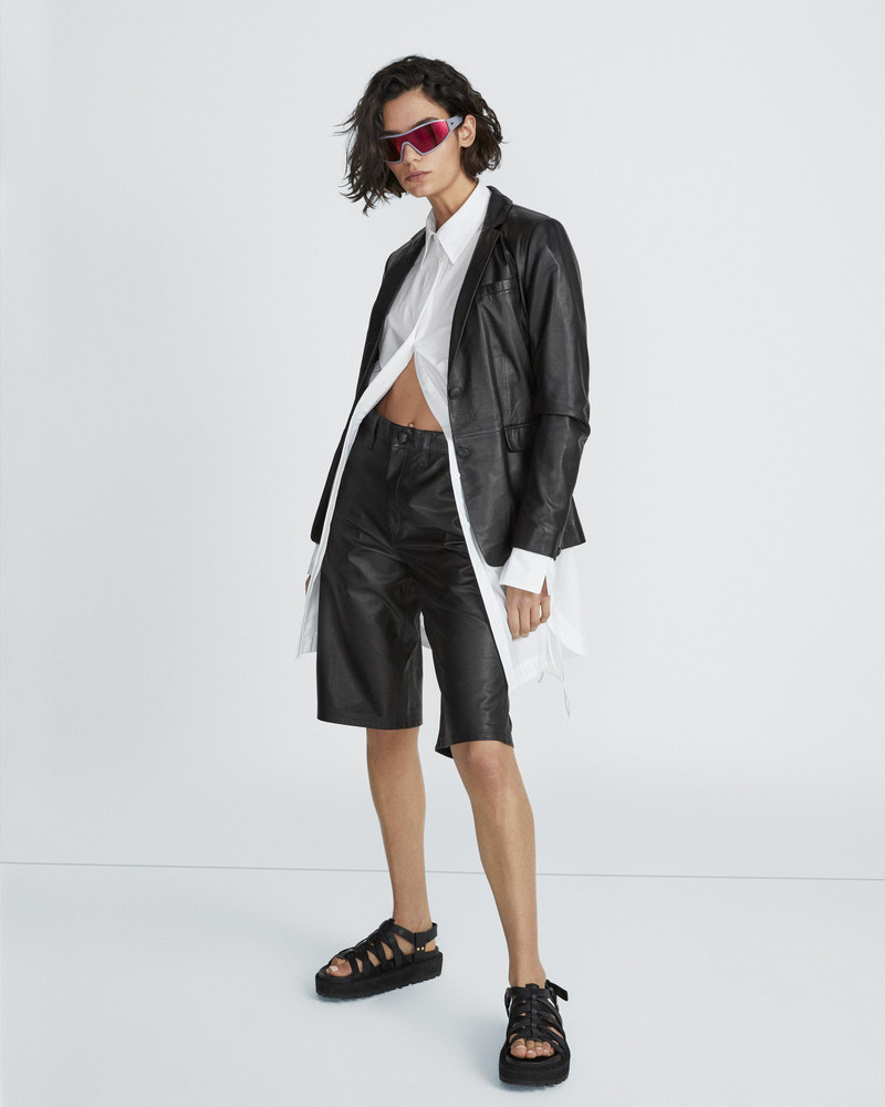 Razor Blazer Leather Blazer 2