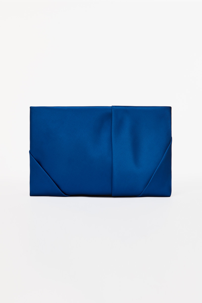 CRUSHED SATIN CLUTCH 6