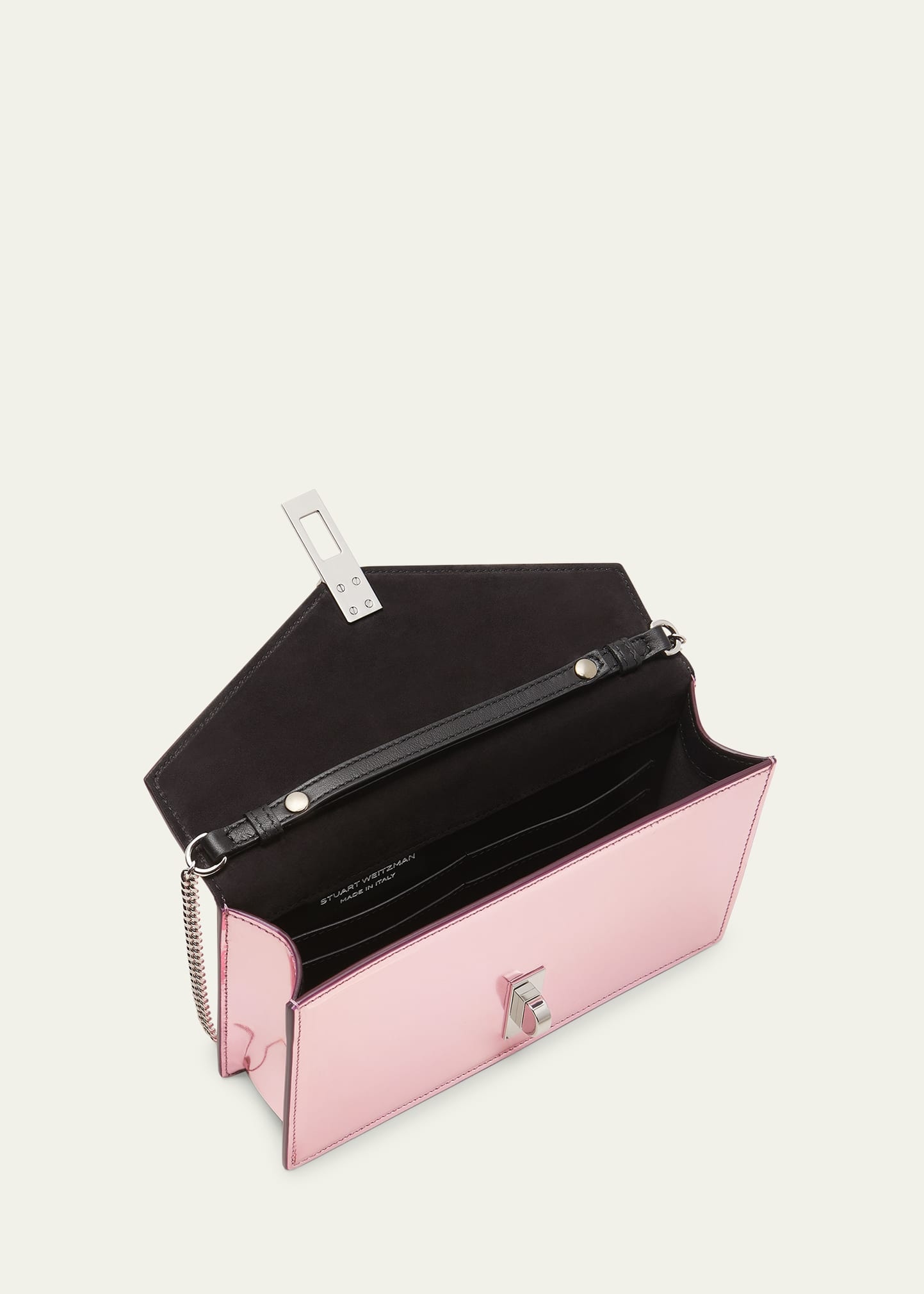 Posh Loveletter Metallic Leather Clutch Bag - 2