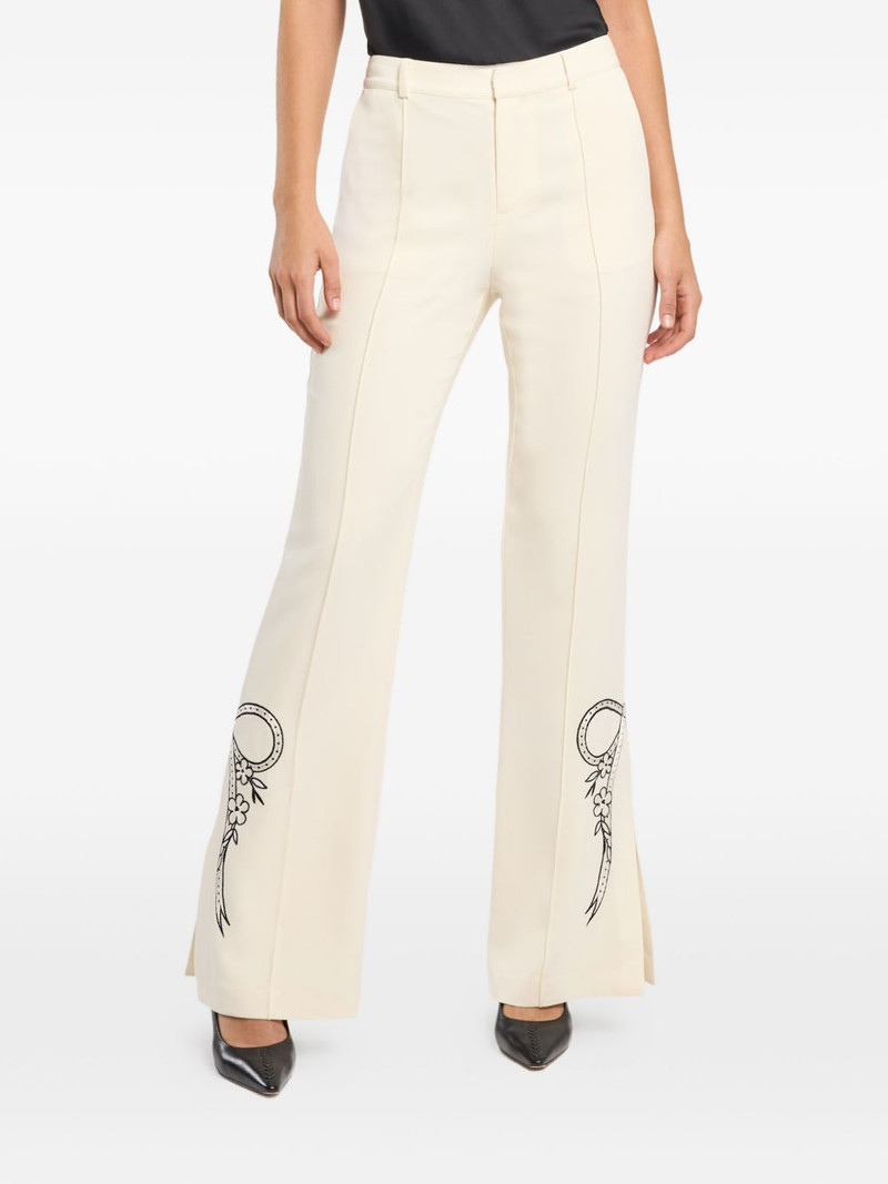 Abeline floral-detail trousers 3