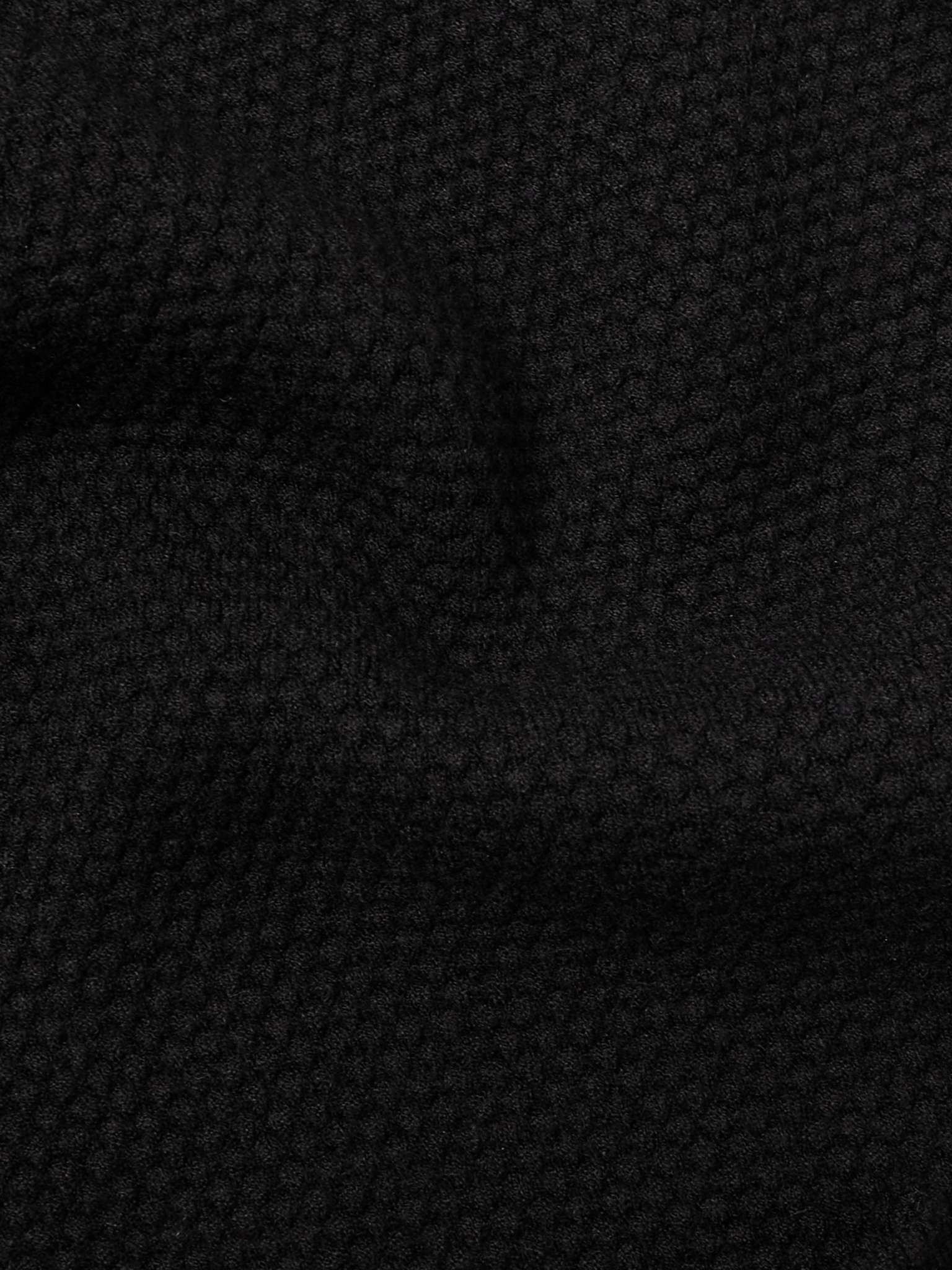 Double-Breasted Honeycomb-Knit Cardigan - 3
