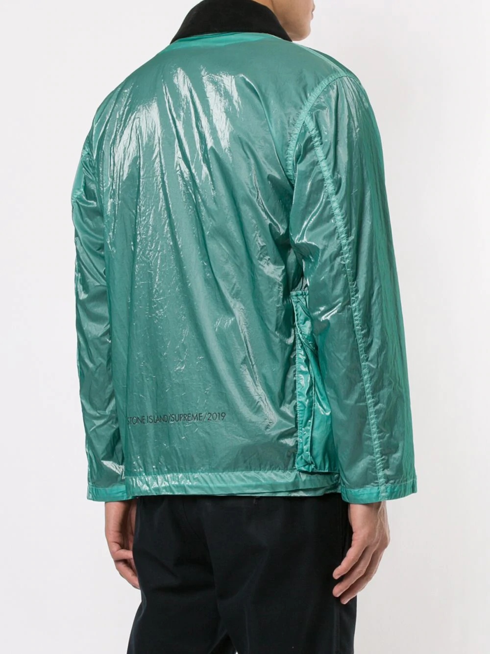 x Stone Island New Silk Light jacket - 4