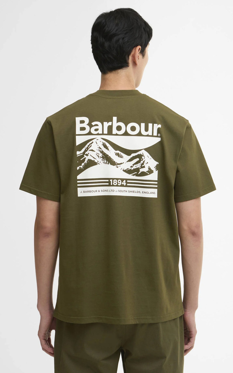 Barbour BARBOUR CAMBER OVERSIZED T-SHIRT MID OLIVE outlook