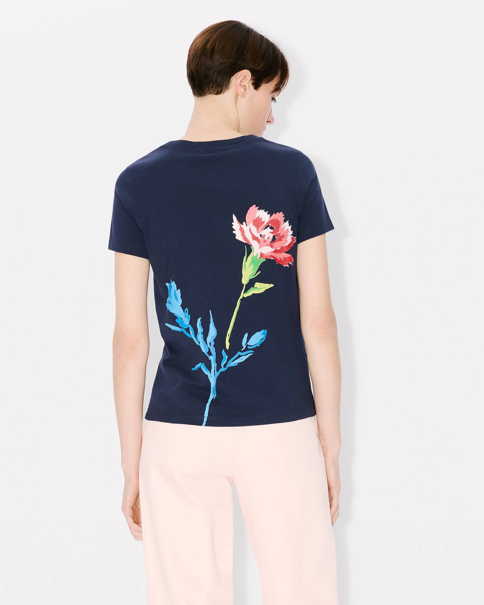 'KENZO Drawn Flowers' T-shirt - 5
