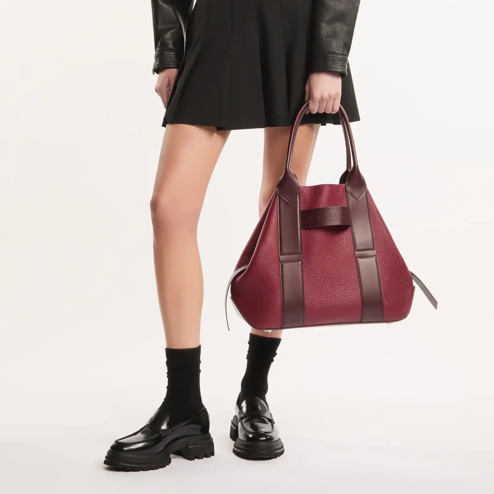 Hogan Script Shopping Bag Medium - 6