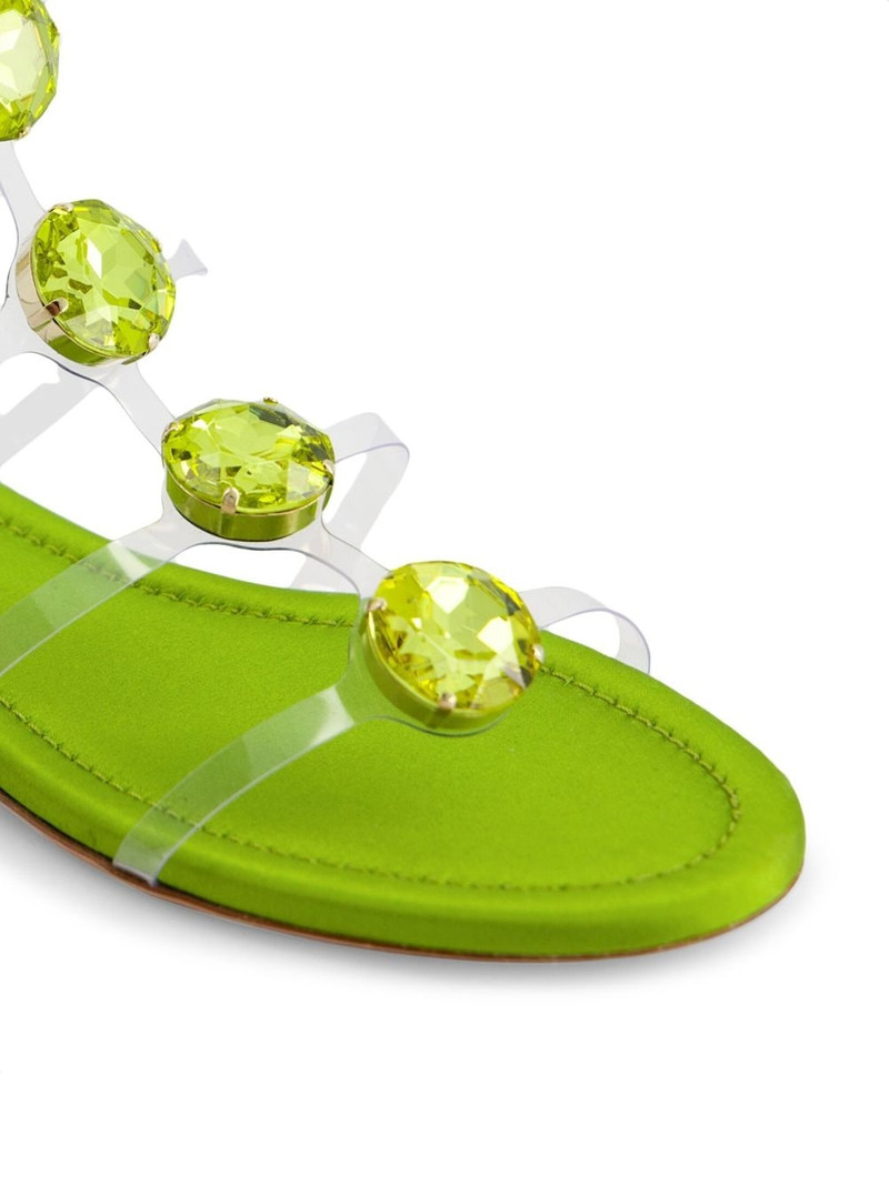 GIAMBATTISTA VALLI Diamond Clash flat sandals outlook