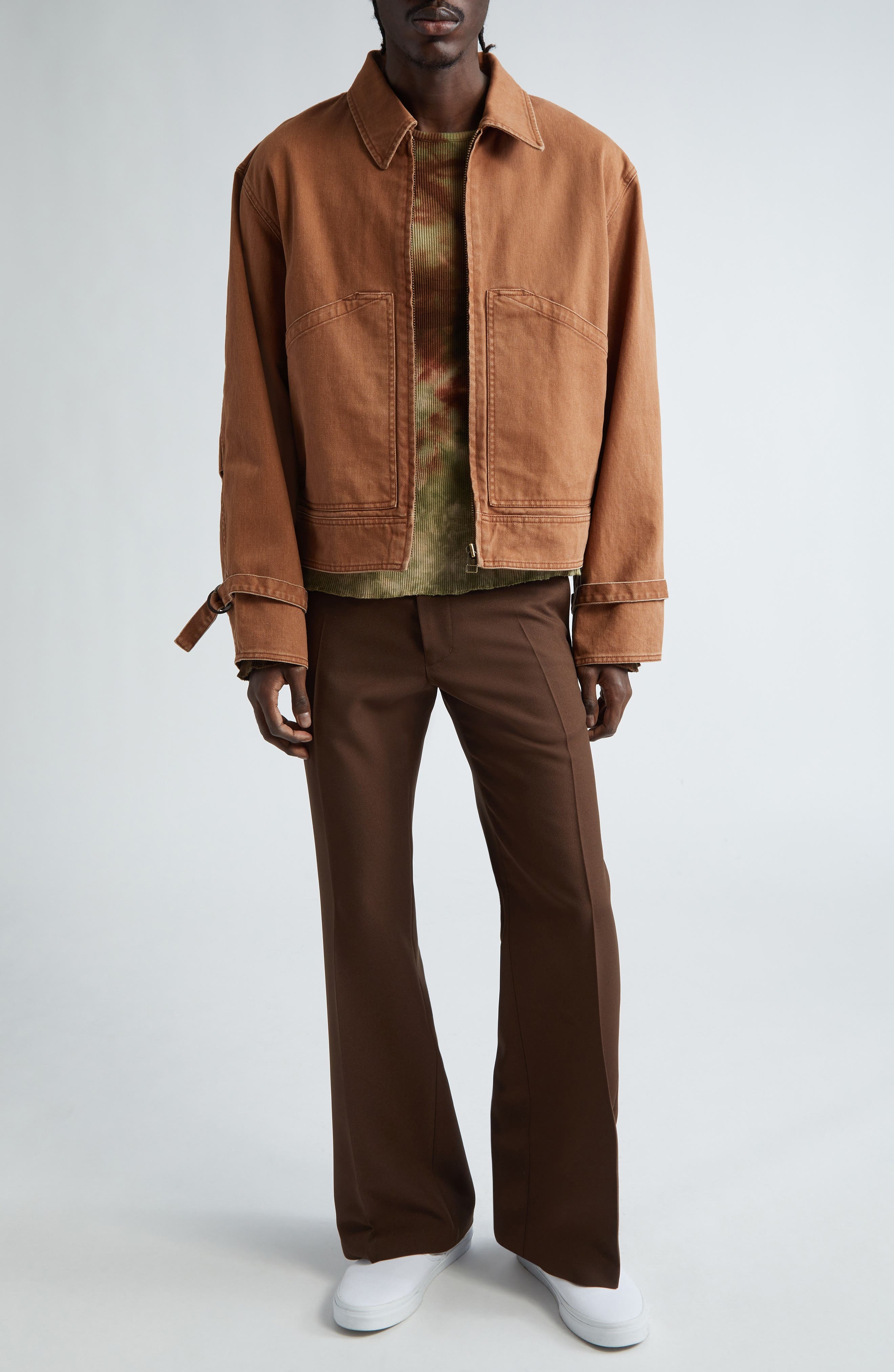 STOCKHOLM SURFBOARD CLUB Sune Bootcut Pants in Brown at Nordstrom - 2