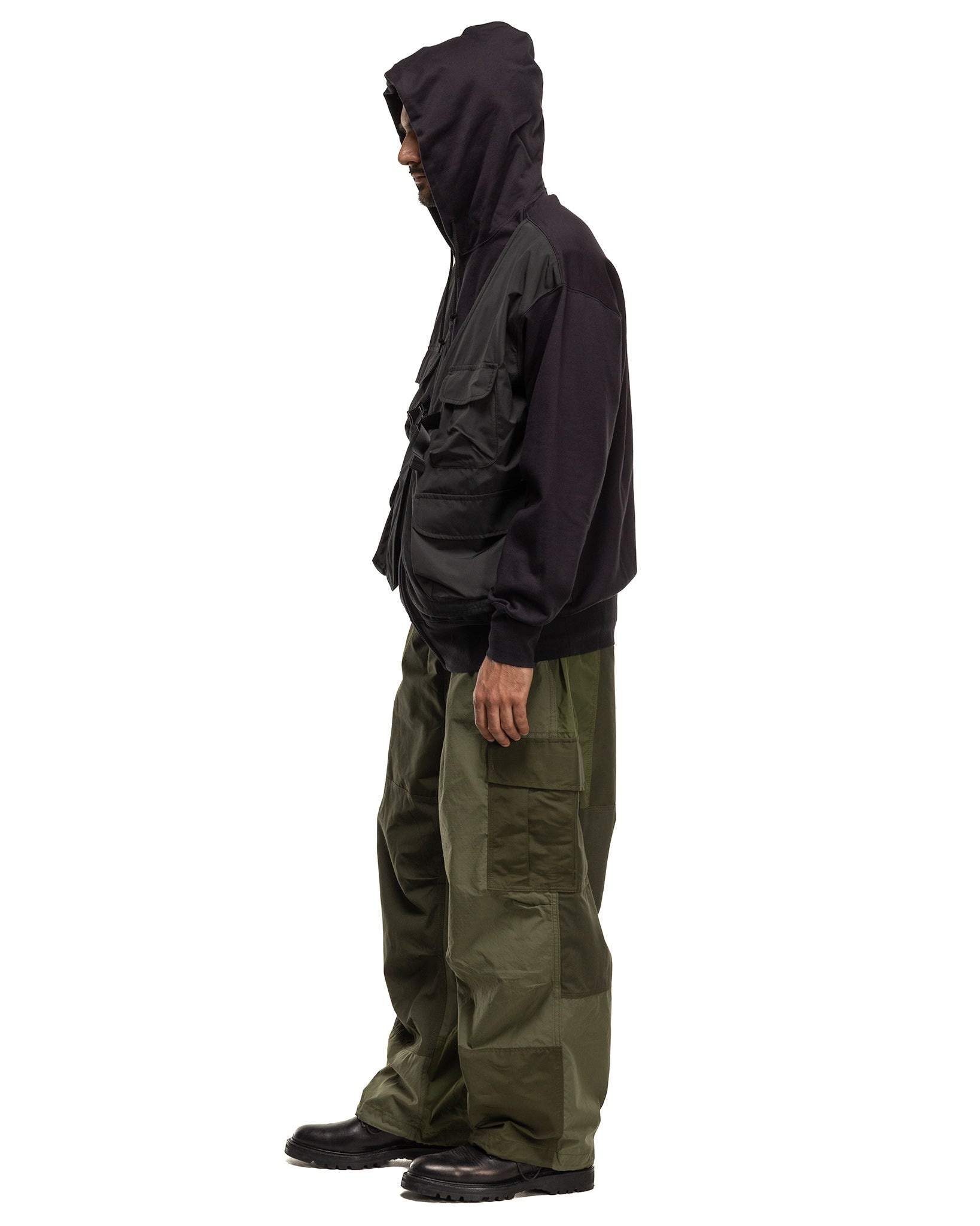 Cordura Patchwork Pant Olive - 3