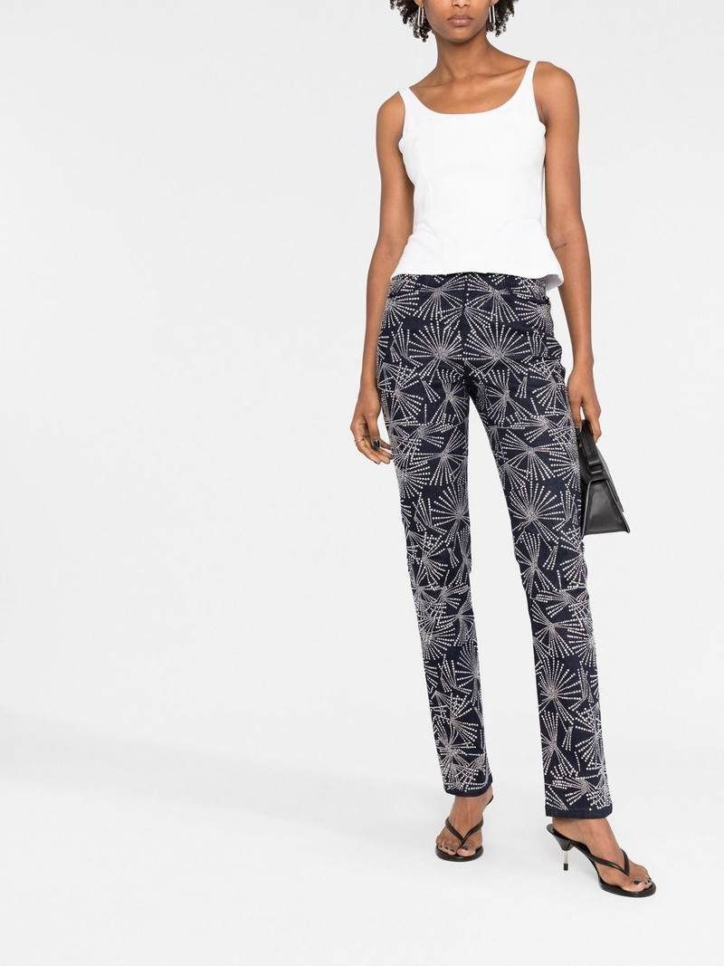 COPERNI crystal-embellished straight-leg trousers outlook