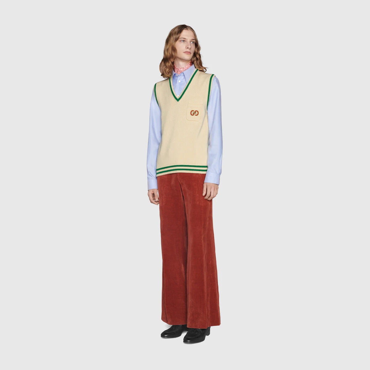 Gucci Pineapple cotton vest - 3