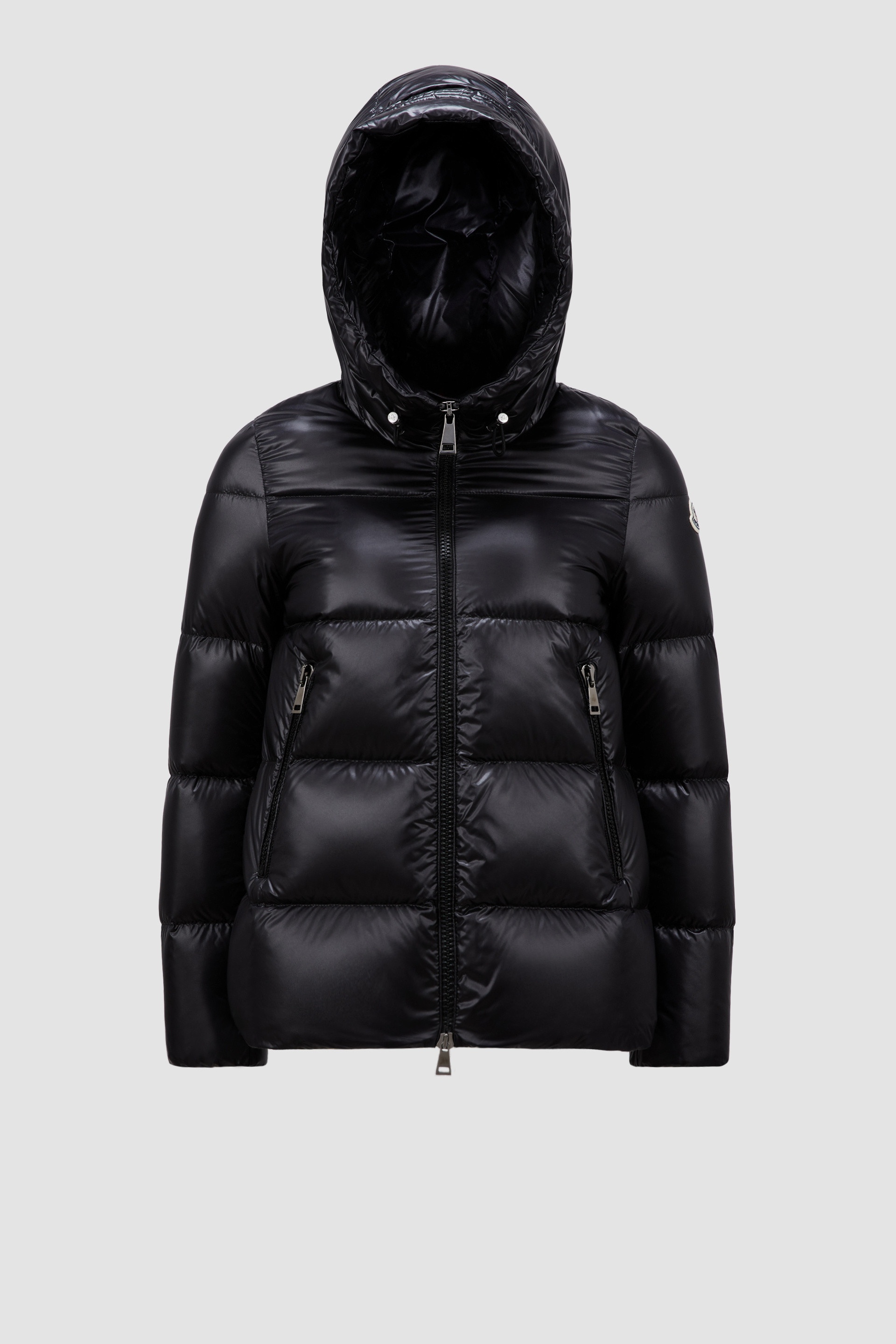 Moncler Seritte Hooded Short Down Jacket REVERSIBLE