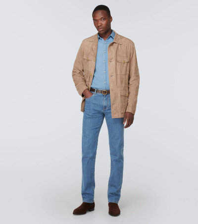 Canali 5-pocket straight jeans outlook