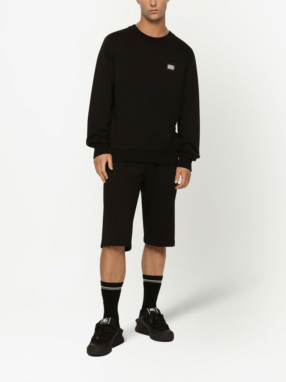 drawstring track shorts - 2