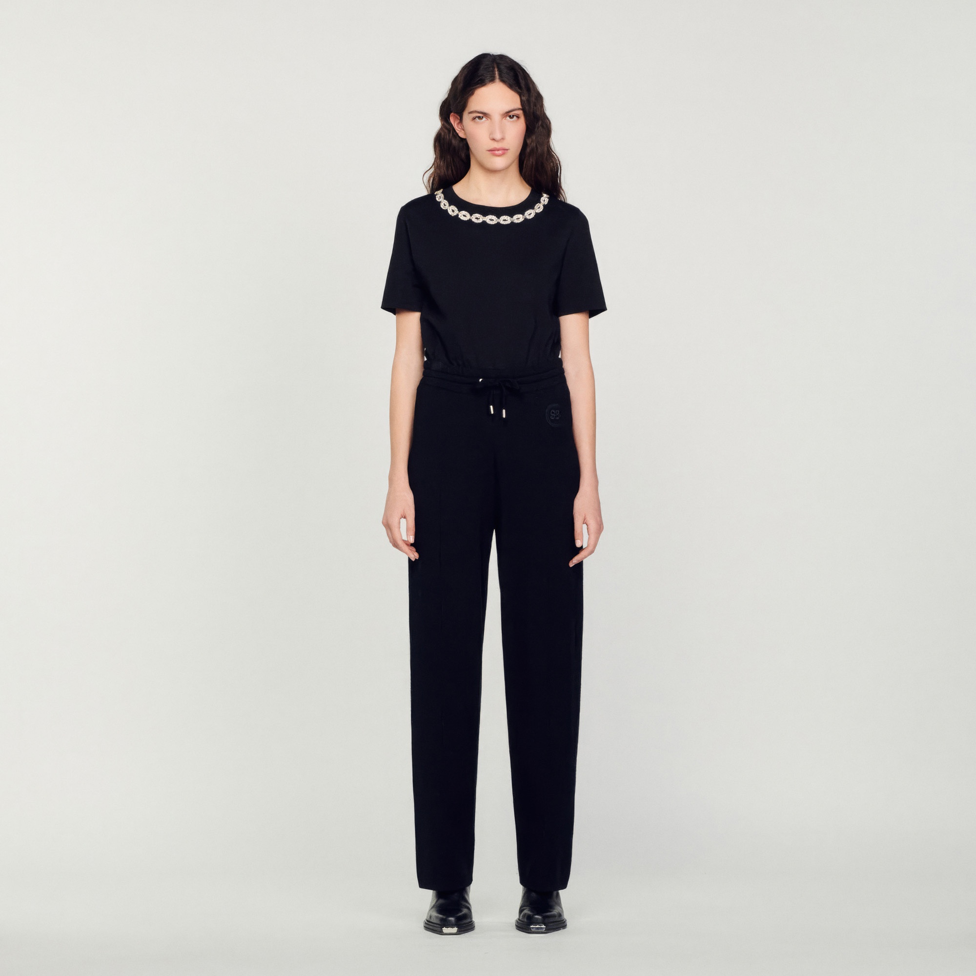 Knitted straight-leg pants - 2