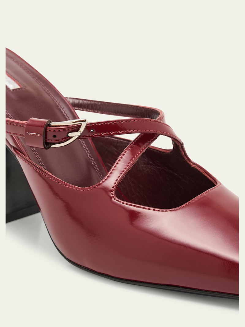 NODALETO Nodstalgia Grace Patent Leather Mule Pumps outlook